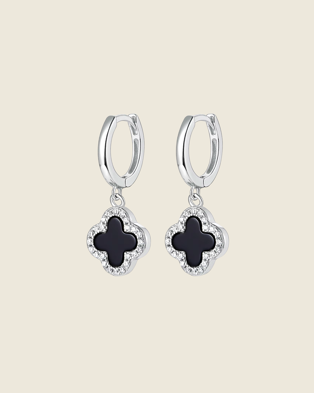 Klee Diamant Ohrringe